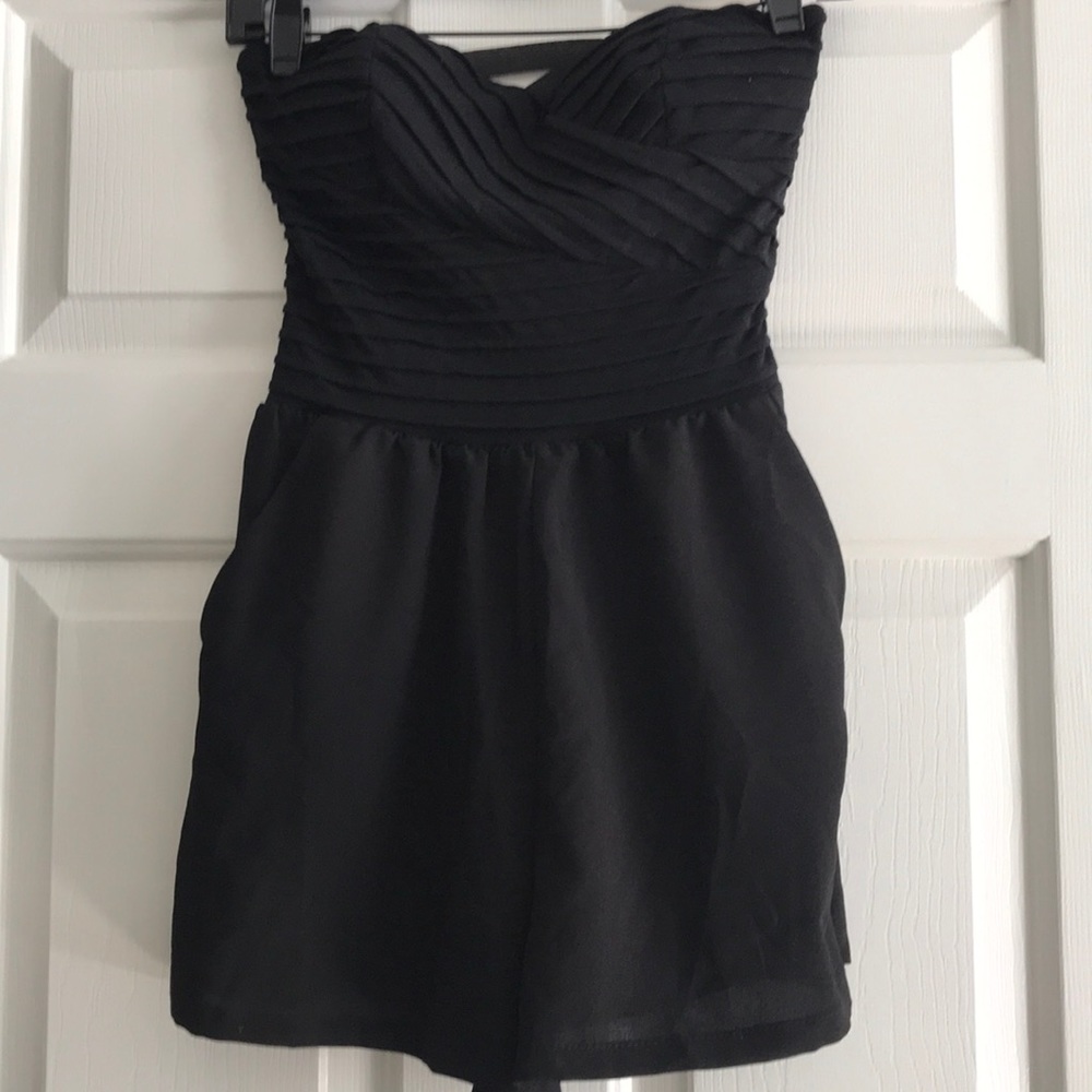 Strapless Romper